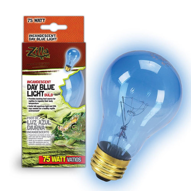 Zilla Incandescent Bulbs Day Blue 75 Watts