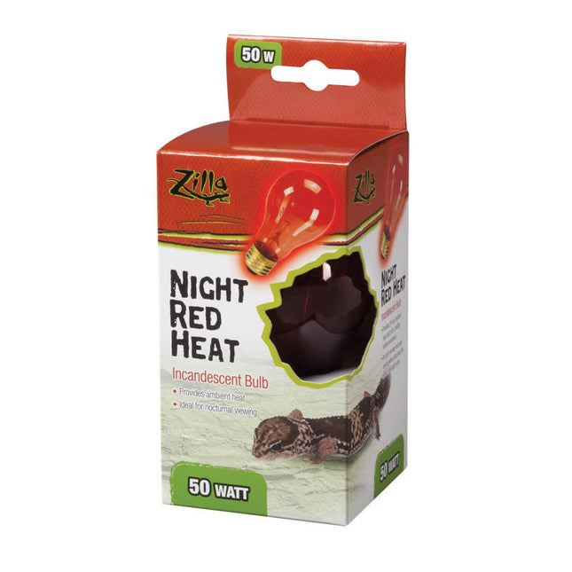 Zilla Incandescent Bulbs Night Red 50 Watts