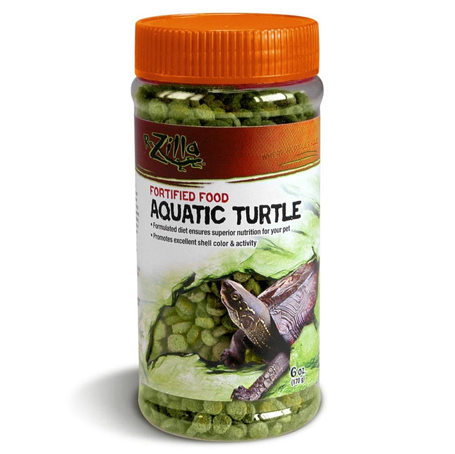 Zilla Aquatic Turtle Extruded Food Pellets 6 Oz