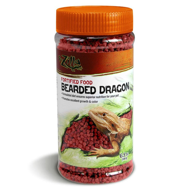 Zilla Bearded Dragon Extruded Food Pellets 6.5 Ounces