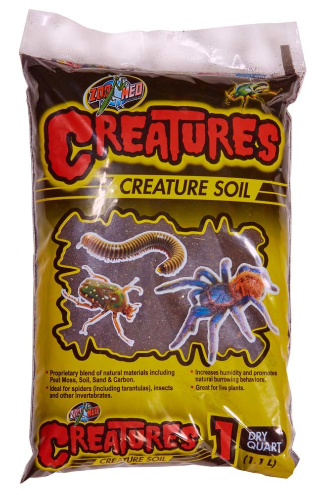 Zoo Med Creatures Creature Soil Black 1 qt