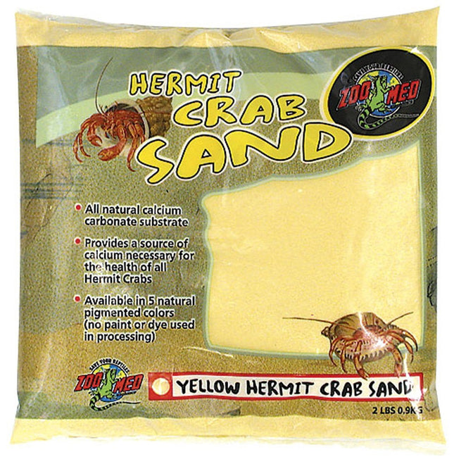 Zoo Med Hermit Crab Sand Yellow 2 lb