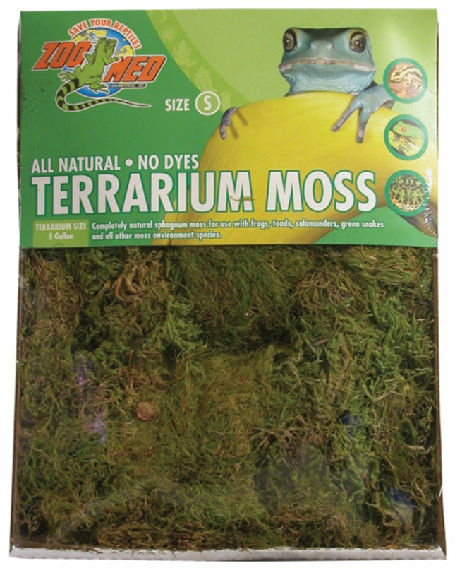 Zoo Med Terrarium Moss Substrate Green 5 gal Small