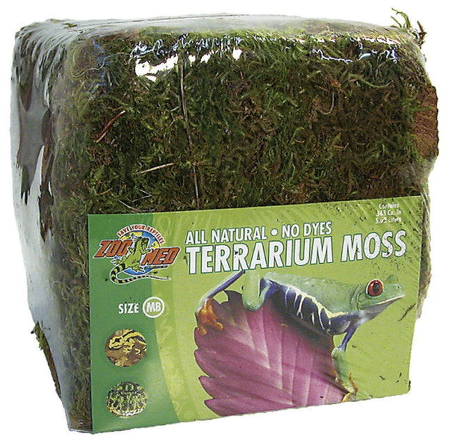 Zoo Med Terrarium Moss Substrate Green Mini Bale