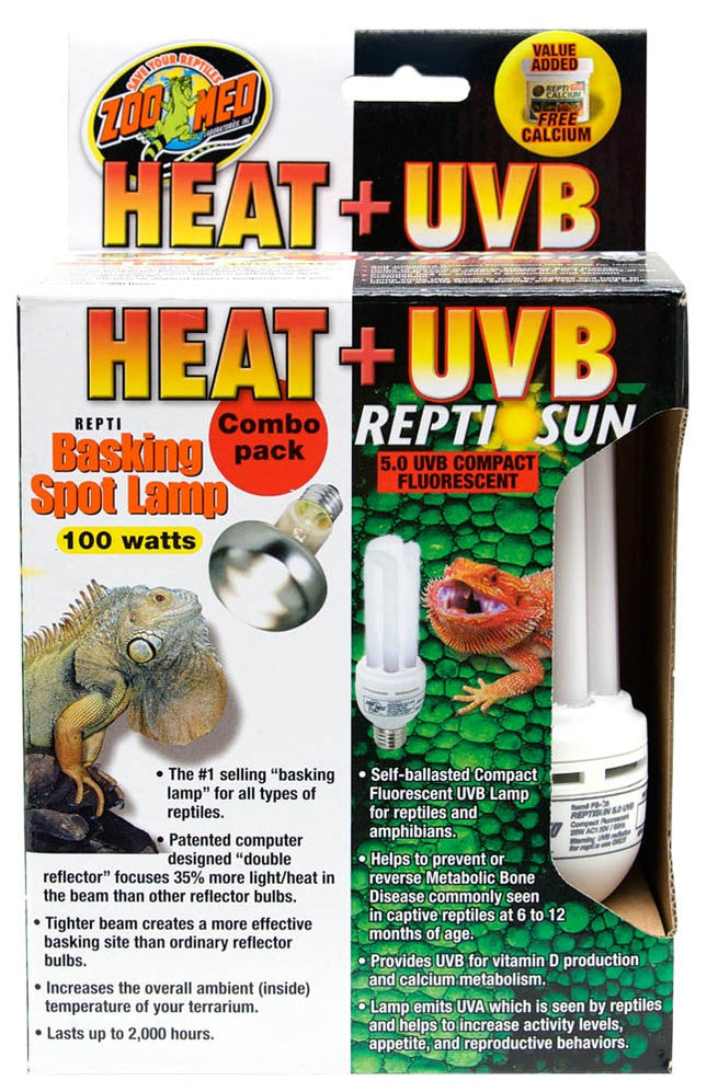 Zoo Med Heat   UVB Combo Pack