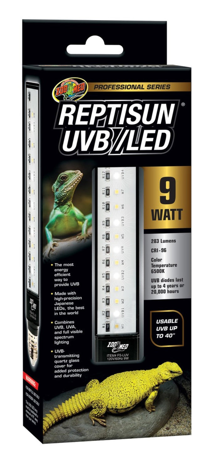 Zoo Med Professional Series Reptisun UVB-LED Bulb 1ea-9W