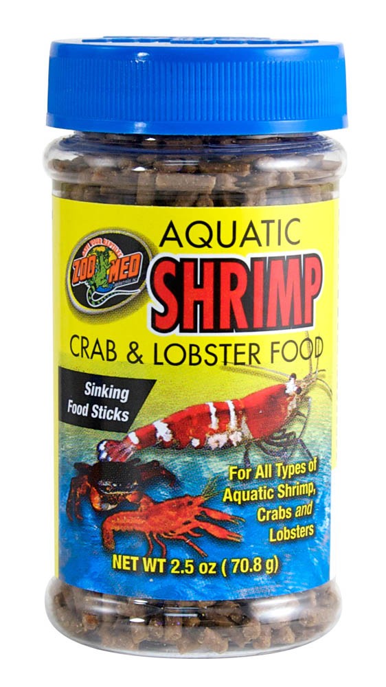 Zoo Med Aquatic Shrimp Crab and Lobster Dry Food 2.5 oz