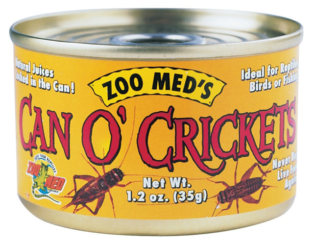 Zoo Med Can O Adult Crickets Reptile Wet Food 1.2 oz