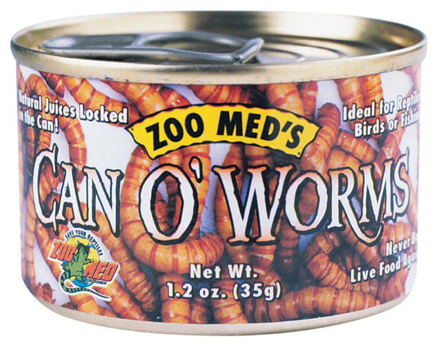 Zoo Med Can O Worms Reptile Wet Food 1.2 oz