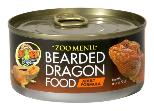 Zoo Med Bearded Dragon Adult Canned Formula Wet Food 6 oz