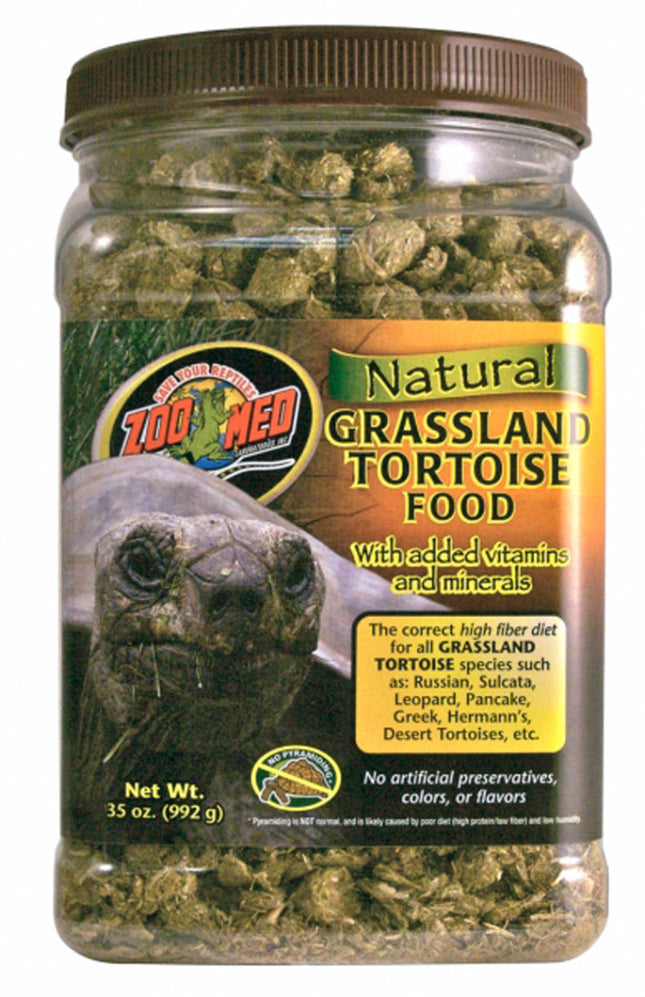 Zoo Med Natural Grassland Tortoise Dry Food 35 oz