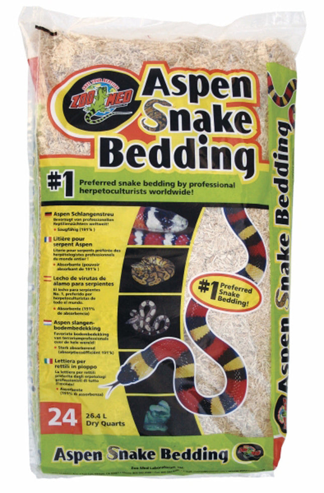 Zoo Med Aspen Snake Bedding Tan 24 qt