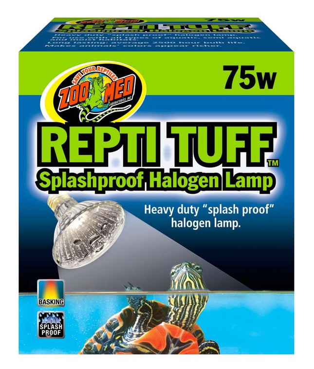 Zoo Med Repti Tuff Splashproof Halogen Lamp White 75 Watt