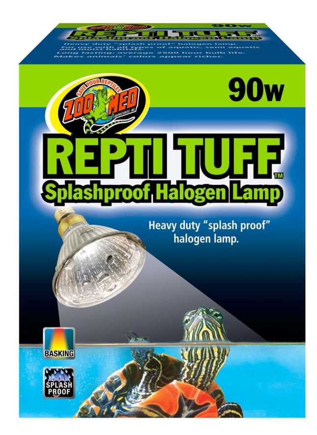 Zoo Med Repti Tuff Splashproof Halogen Lamp White 90 Watt