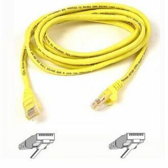 2FT CAT5E YELLOW PATCH CORD