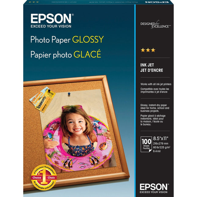 100 SHEETS 8.5X11 PHOTO PAPER