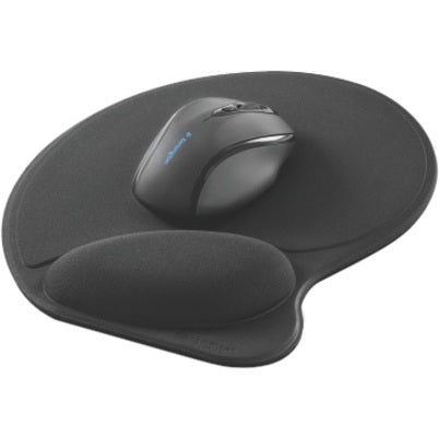 BLACK WRIST REST PAD F/ MOUSE