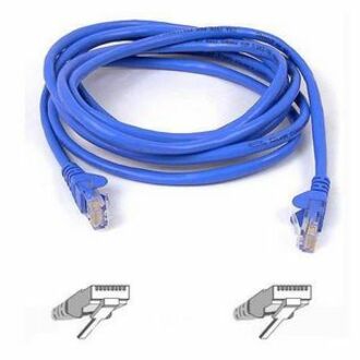 1FT CAT5E BLUE PATCH CORD