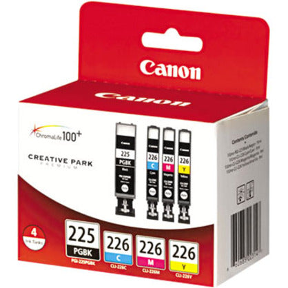 Canon 4530B008 Original Inkjet Ink Cartridge - Black, Cyan, Magenta, Yellow - 4 / Pack