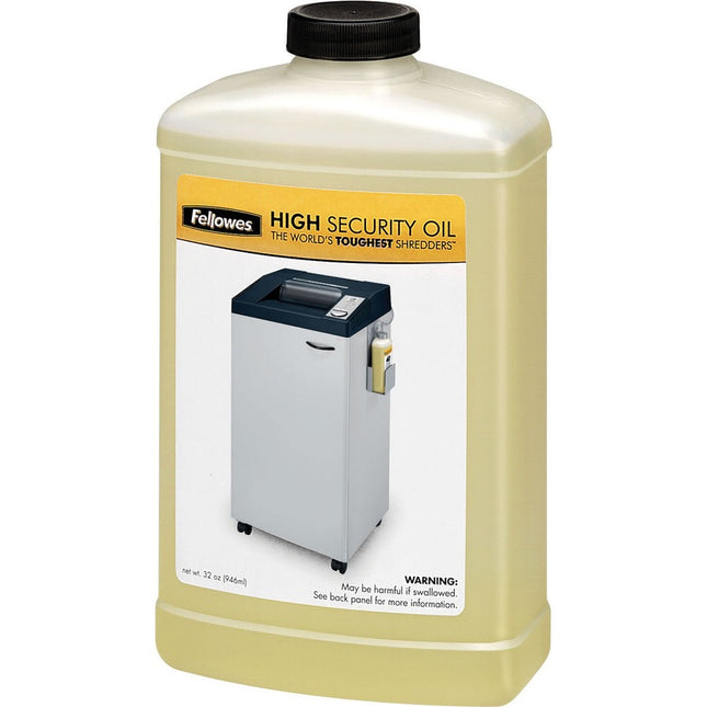 Fellowes Powershred® High Security Shredder Oil � 32 Oz. Bottle - 32 oz