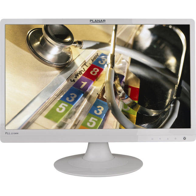 Planar PLL2210MW 22" Inch Class Full HD LCD Monitor - 16:9 - White