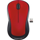 Logitech M310 Wireless Mouse, 2.4 GHz with USB Nano Receiver, 1000 DPI Optical Tracking, 18 Month Battery, Ambidextrous, Compatible with PC, Mac, Laptop, Chromebook (FLAME RED GLOSS)