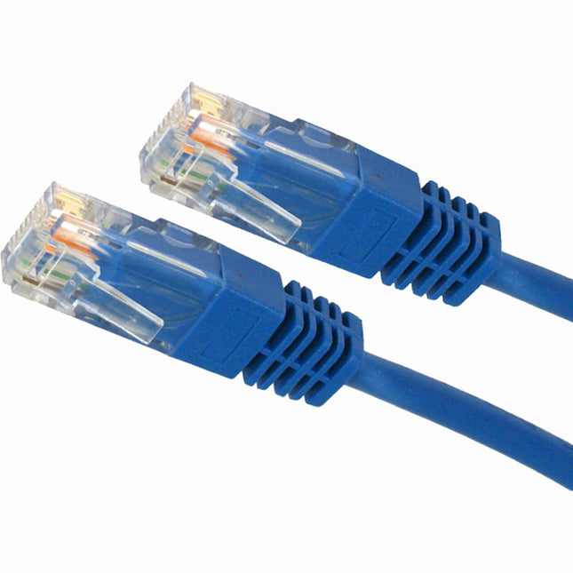 10FT CAT5E BLUE MOLDED PATCH