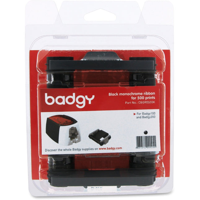 BADGY100/200 BLACK RIBBON BLK