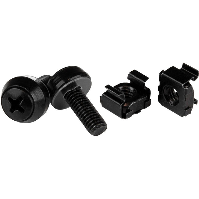 M6 MOUNTING SCREWS BLACK 12MM