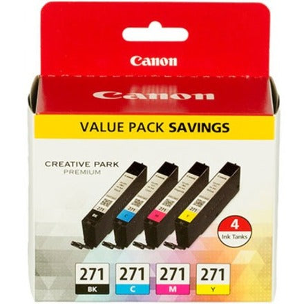 Canon Original Inkjet Ink Cartridge - Cyan, Magenta, Yellow, Black - 4 / Pack