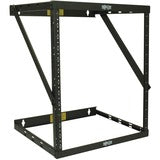 Tripp Lite SmartRack 8U/12U/22U Expandable Very Low-Profile Patch-Depth Wall-Mount 2-Post Open-Frame Rack