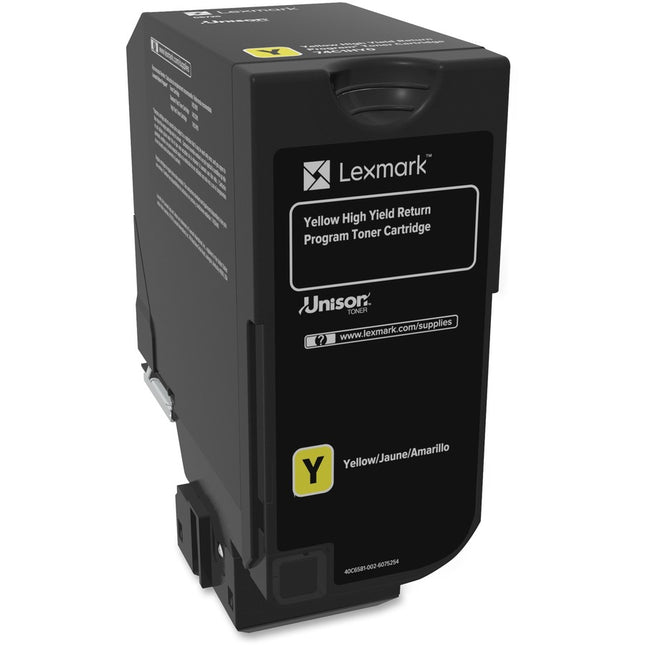 YELLOW TONER CARTRIDGE FOR