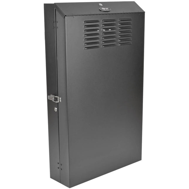 Tripp Lite SmartRack 4U Low-Profile Vertical-Mount Server-Depth Wall-Mount Rack Enclosure Cabinet