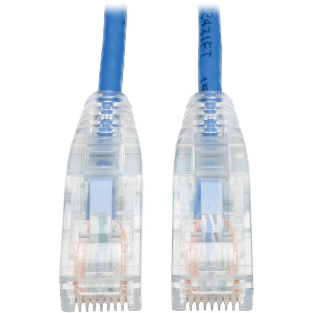 1FT CAT6 PATCH CABLE SLIM BLUE