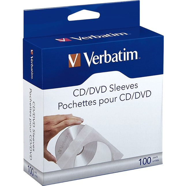 100PK CD/DVD PAPER SLEEVES WITH