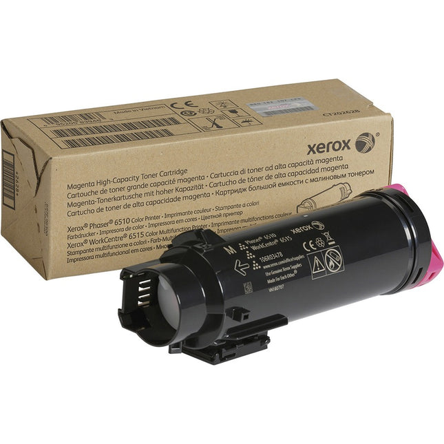 Xerox Original High Yield Laser Toner Cartridge - Magenta - 1 Each