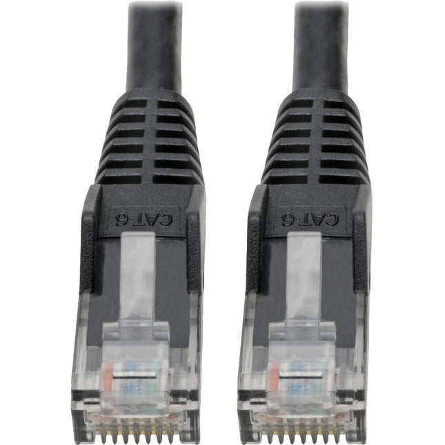 6IN CAT6 BLACK UTP GIGABIT