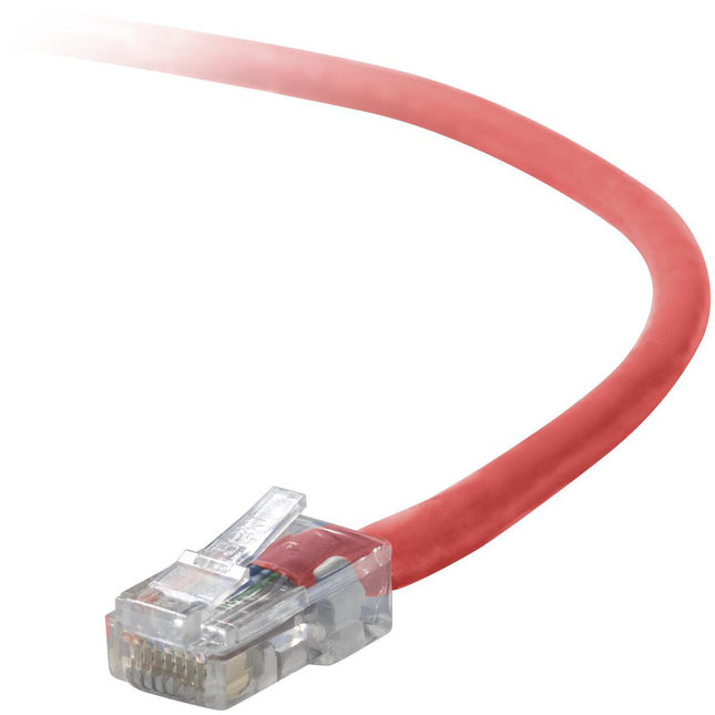 1FT CAT5E PATCH CABLE RED