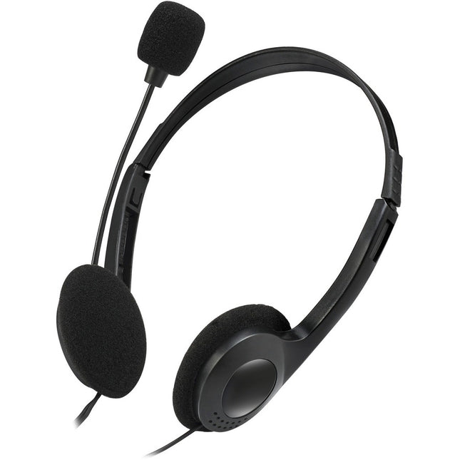 Adesso Xtream H4 - 3.5mm Stereo Headset with Microphone - Noise Cancelling - Wired- 6 ft cable- Lightweight