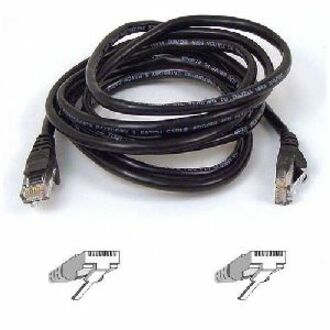 8FT CAT5E BLACK SNAGLESS RJ45