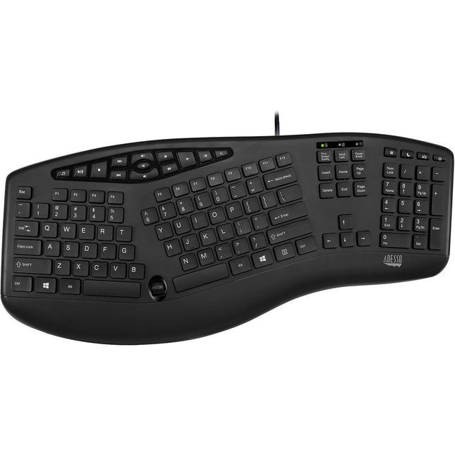 ERGONOMIC KEYBOARD W/ PALM REST