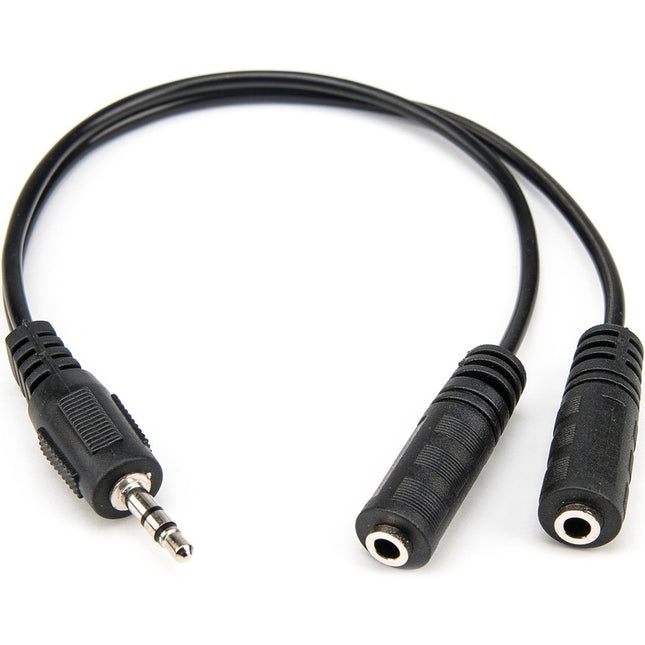 8IN SLIM STEREO SPLITTER 3.5MM