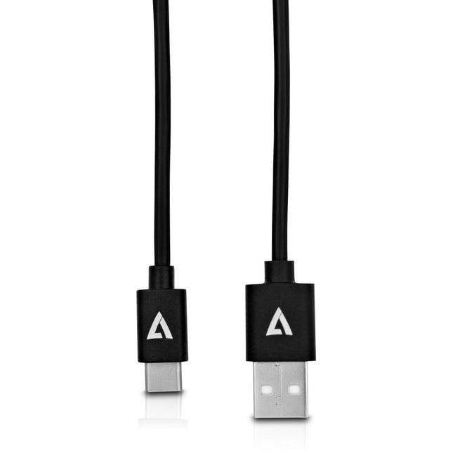 USB2.0 A TO USB-C CABLE 2M BLK