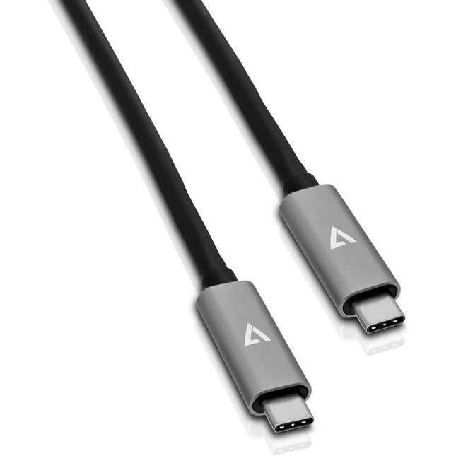 6.6FT GREY USB-C TO USB-C CABLE