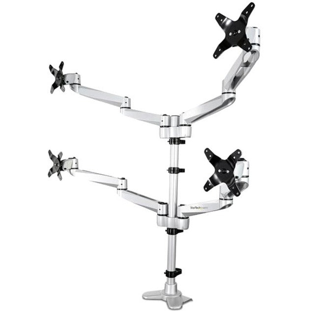 DESK MOUNT QUAD MONITOR ARM