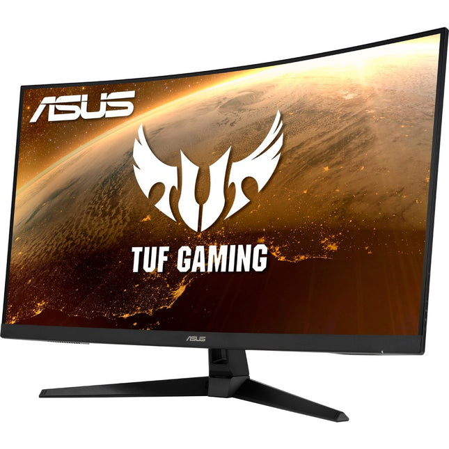 TUF VG32VQ1B 32\" Class WQHD Curved Screen Gaming LCD Monitor - 16:9 - Black - 31.5\" Viewable - Vertical Alignment (VA) - LED Backlight - 2560 x 1440 - 16.7 Million Colors - FreeSync Premium - 250 Nit Maximum - 1 ms MPRT - HDMI - DisplayPort