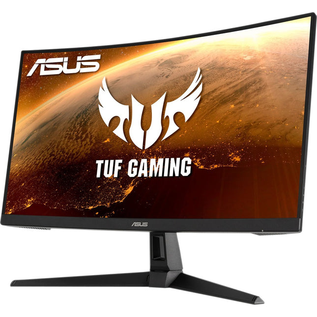 Asus VG27WQ1B 27\" Class WQHD Curved Screen Gaming LCD Monitor - 16:9 - 27\" Viewable - Vertical Alignment (VA) - 2560 x 1440 - 16.7 Million Colors - FreeSync Premium - 250 Nit Maximum - 1 ms MPRT - HDMI - DisplayPort