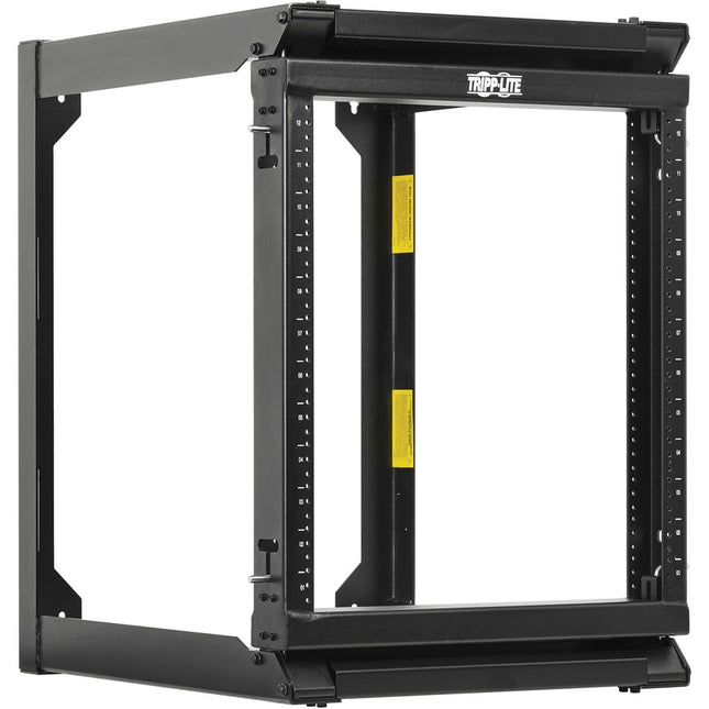 Tripp Lite SmartRack 12U Wall-Mount 2-Post Open Frame Rack Hinged Front Heavy Duty