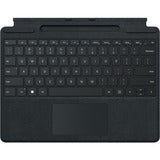 Microsoft Surface Pro Signature Keyboard - Black - Docking Connectivity - English - QWERTY Layout - Tablet - TouchPad - Mechanical Keyswitch - Black