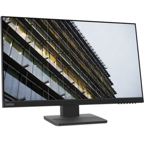 Lenovo ThinkVision E24-28 24\" Class Full HD LCD Monitor - 16:9 - Raven Black - 23.8\" Viewable - In-plane Switching (IPS) Technology - WLED Backlight - 1920 x 1080 - 16.7 Million Colors - 250 Nit - 4 ms - 60 Hz Refresh Rate - HDMI - VGA - DisplayPort